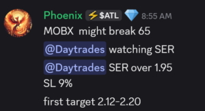 $SER Stock Alert from Atlantic Trading